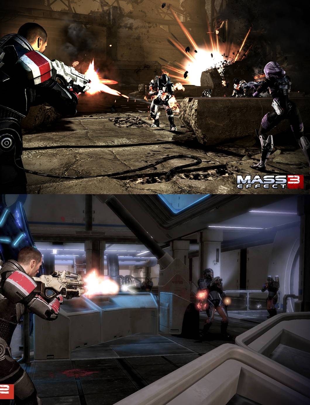 Komparasi Visual: Mass Effect 3 vs Mass Effect 2