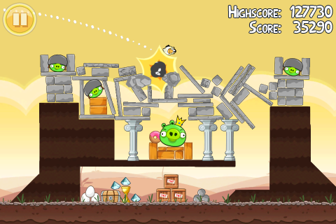 angry birds now available on pc at retail gamingboltcom video online angry birds 480x320