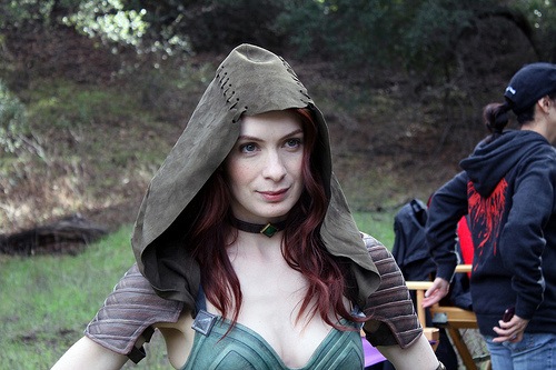  Felicia Day was guest to promote the live action mini-series, Dragon Age 