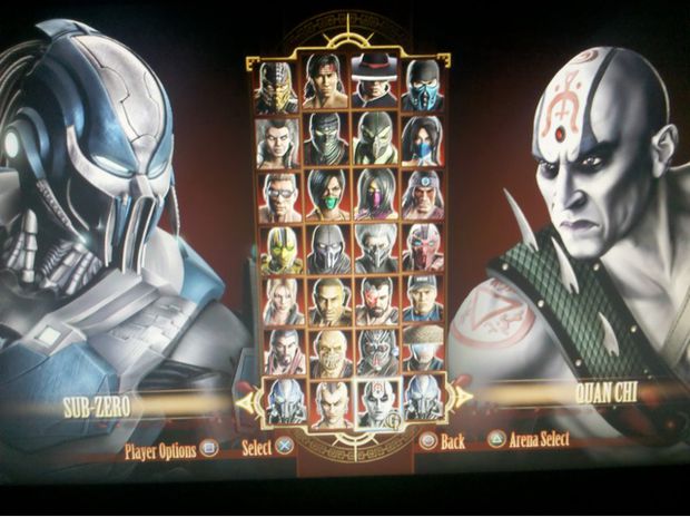 all mortal kombat 2011 characters. characters all leaked from