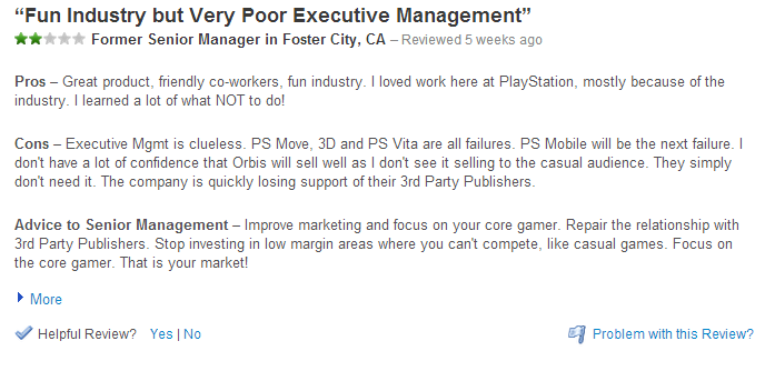 sony ps4 یکی از کارکنان سابق سونی : PS4 فروش خوبی نخواهد کرد
