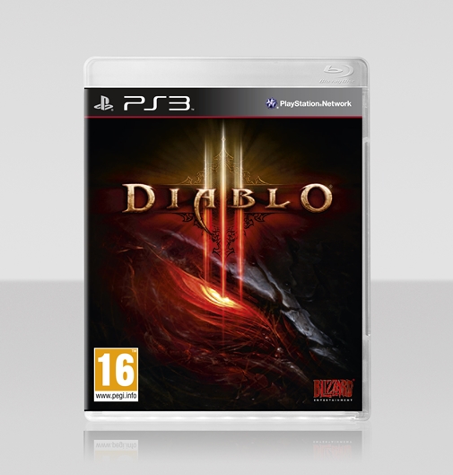 D3C PS3 2D PEGI باکس آرت نسخه ی PS3 عنوان Diablo III منتشر شد
