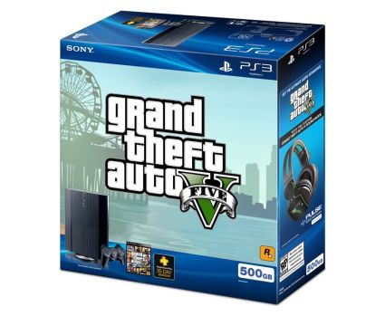 PS3 500GB Grand Theft Auto V bundle باندل جدید PS3 با طرح  GTA V رونمایی شد