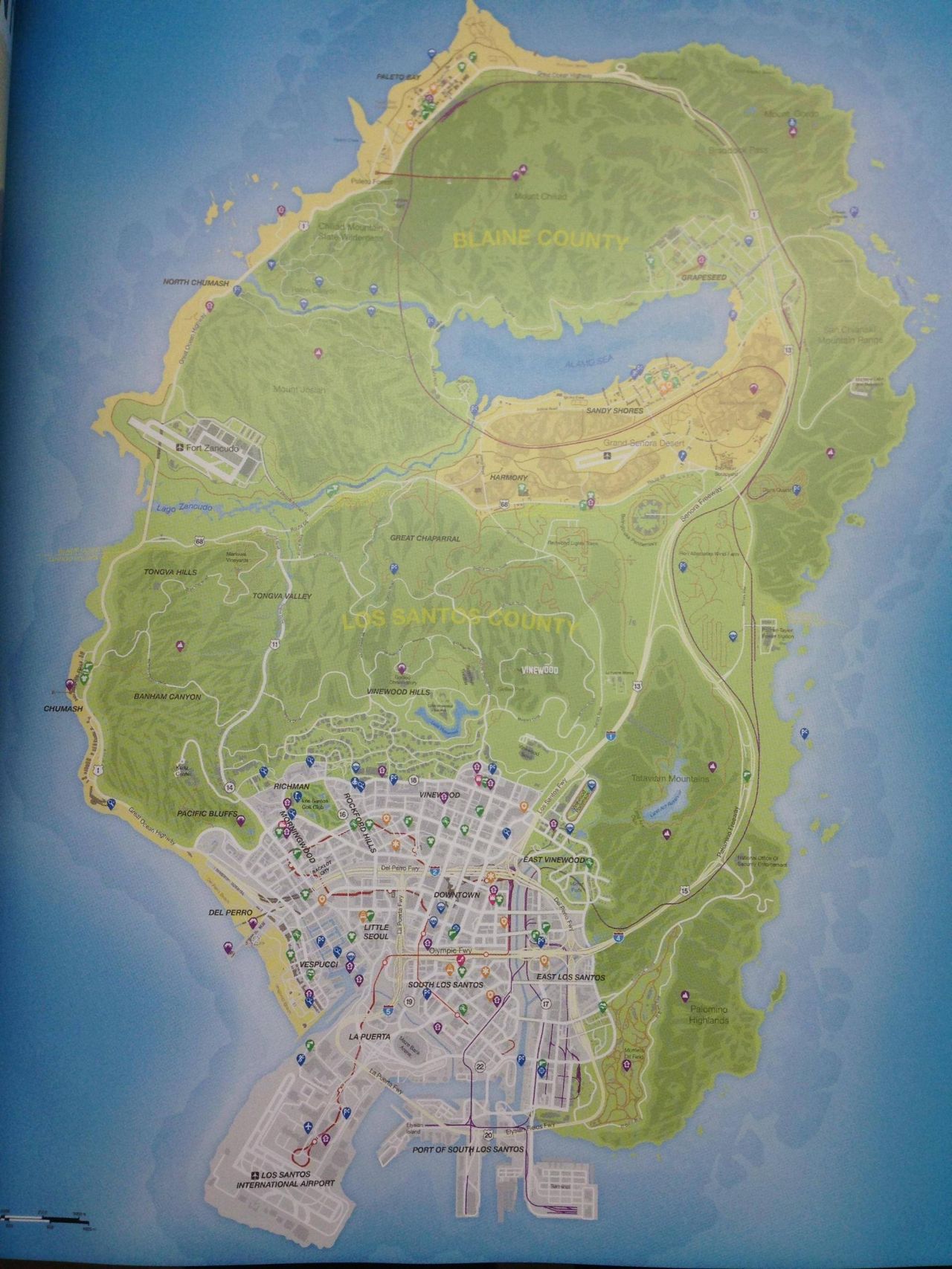 GTA 5 map 02 نقشه ی رسمی GTA V لیک شد