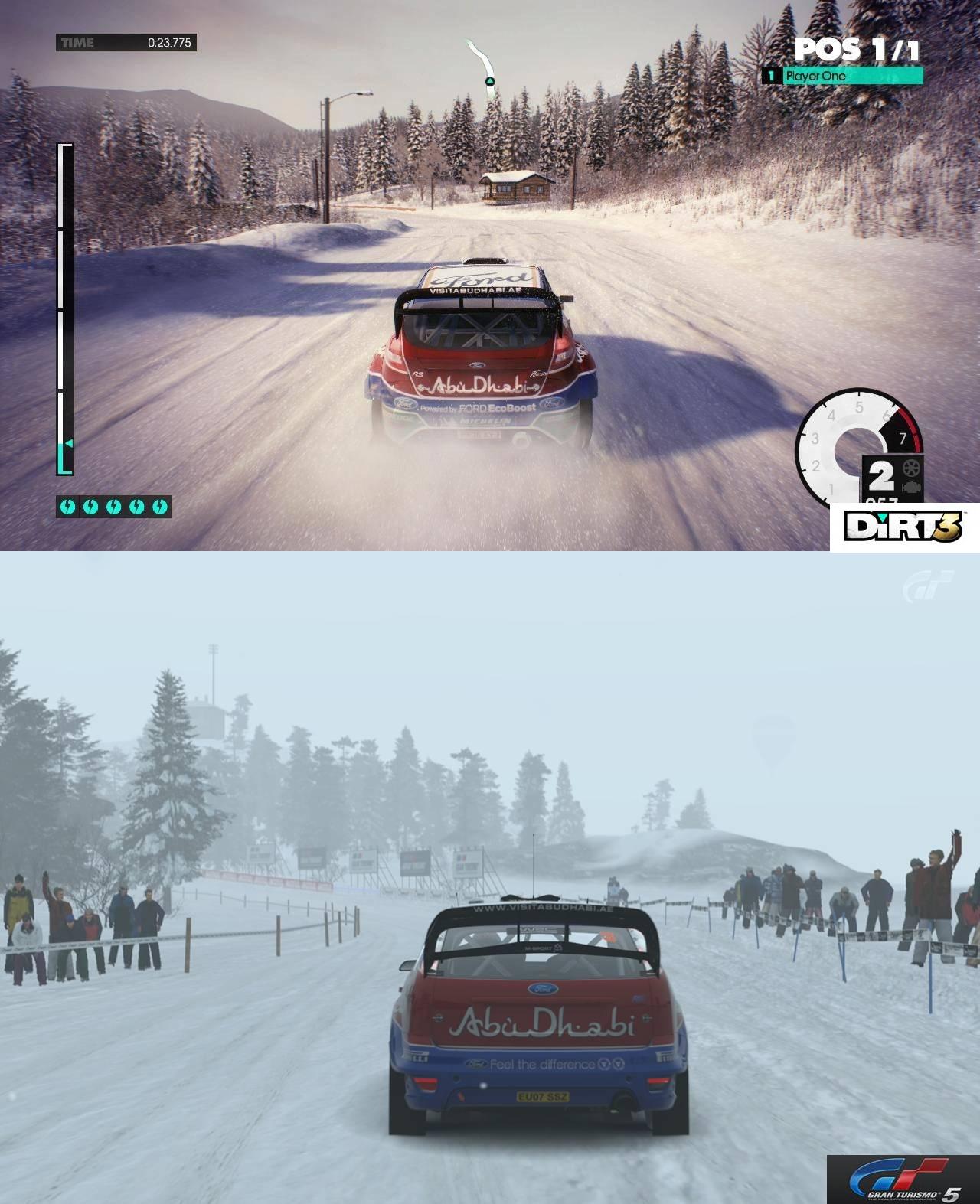Gran Turismo 5 vs Dirt 3: HD Screenshot Comparison
