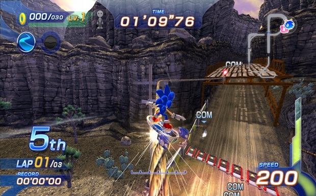 Sonic Free Riders Xbox 360 Game For Sale
