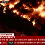 Sony DADC centre burnt and looted