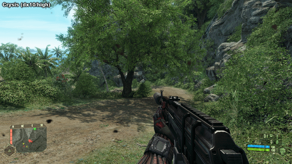 Crysis on Consoles features Parallax Occlusion Mapping and 