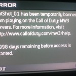 Player Banned for 5000 days from Modern Warfare 3 for boosting using 6 PS3s
