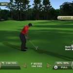 Tiger Woods playing PGA Tour 13 on Kinect for the first time