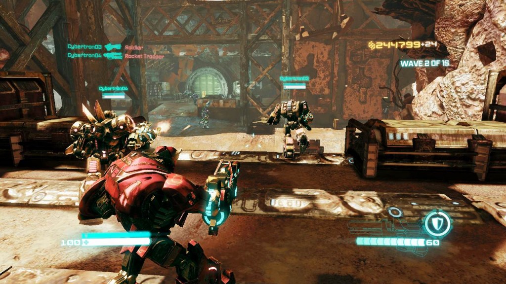 Transformers Fall of Cybertron Multiplayer, Escalation and Single Player Screenshots