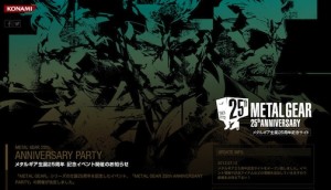 Metal Gear 25th Anniversary Site Officially Opens