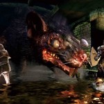 You have to replay Dark Souls to gain access to new DLC