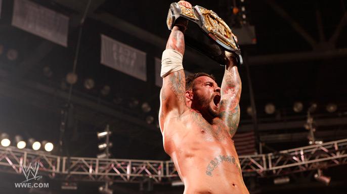 Champion CM Punk is infamous for taking potshots at wrestling journalists for their "rumours". Image courtesy WWE.