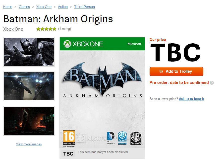 batman arkham origins xbox one x