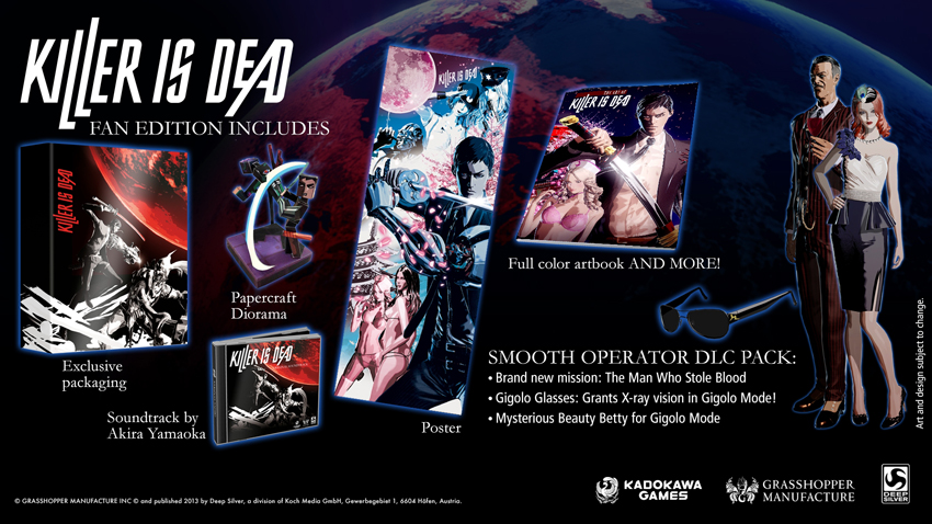 genetisch Baan volume Killer is Dead Limited and Fan Edition Announced for August 30th