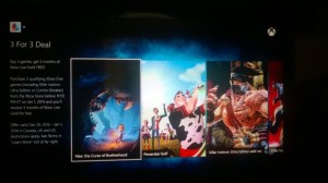 Xbox One: Buy Three Games, Get Three Months of Xbox Live Gold for Free