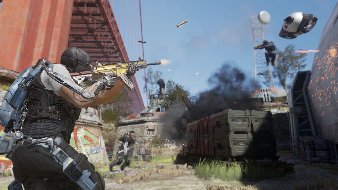 Call of Duty Advanced Warfare - Splitscreen gameplay ( Survival Mode) 