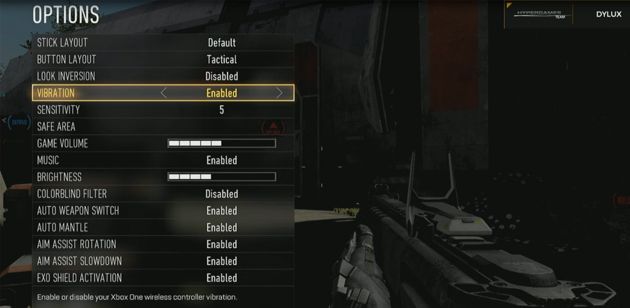 call of duty pro player settings