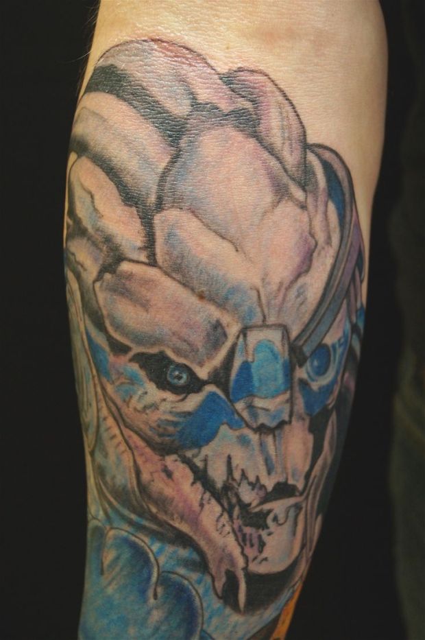 Mass Effect tribute tattoo  rmasseffect