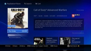 Call of Duty: Advanced Warfare PSN Digital Size Revealed