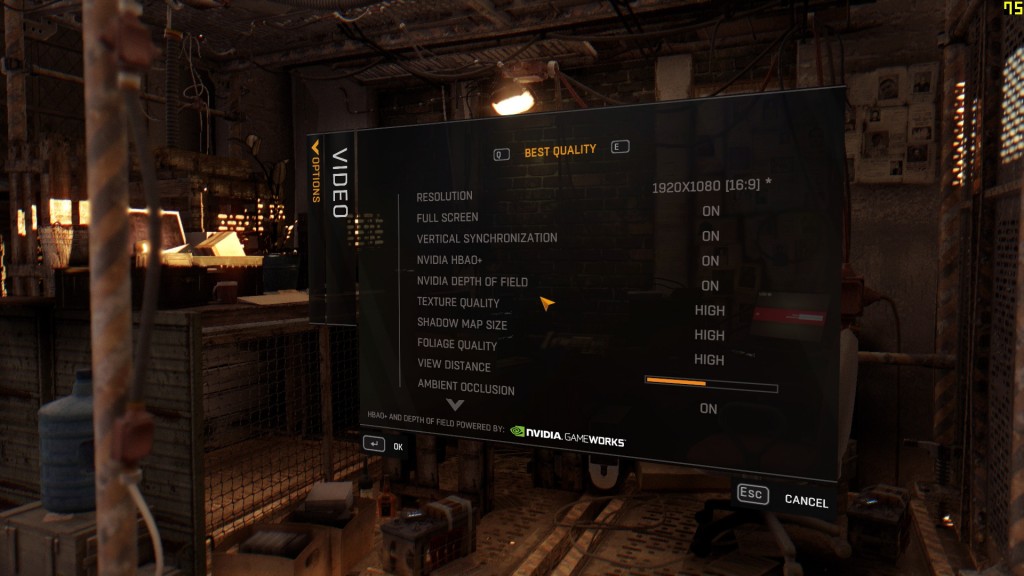 Dying Light PC Graphics Settings