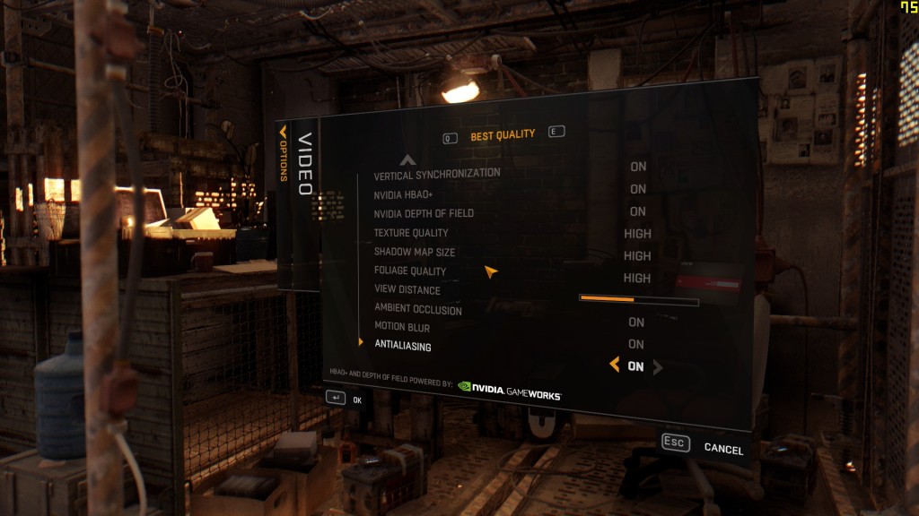 Dying Light PC Graphics Settings