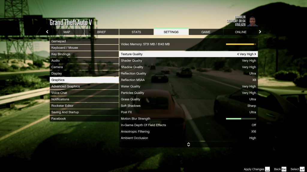 Grand Theft Auto 5 PC Graphics Options And Settings Revealed