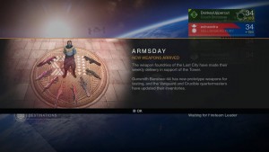 Destiny’s Armsday Absent With Update 2.0