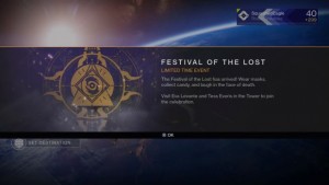 Destiny Halloween Event Underway With “Festival of the Lost”