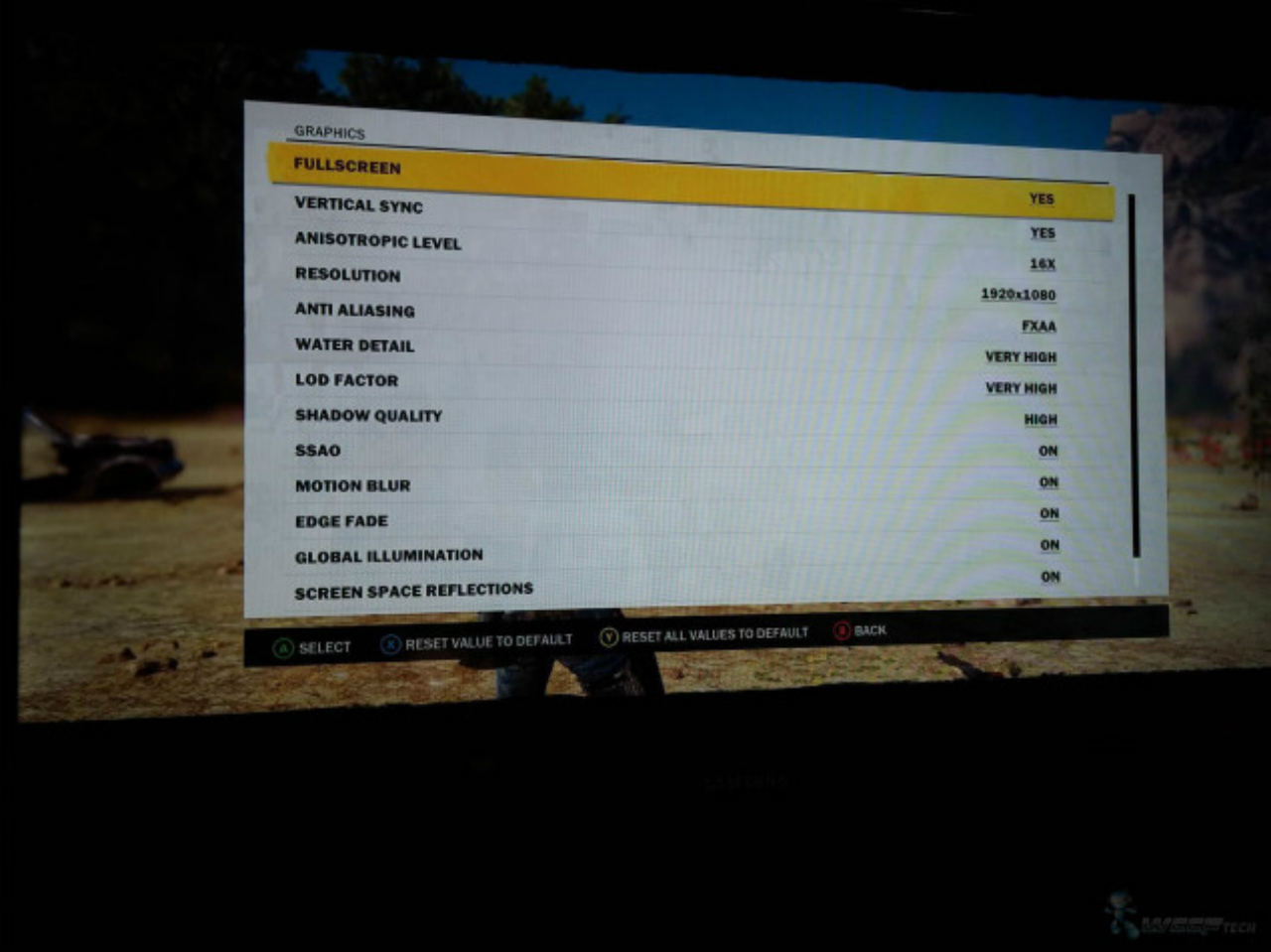 Just Cause 3 PC Settings