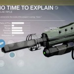 Destiny’s Awesome Pulse Rifle “No Time To Explain” Is Now Live