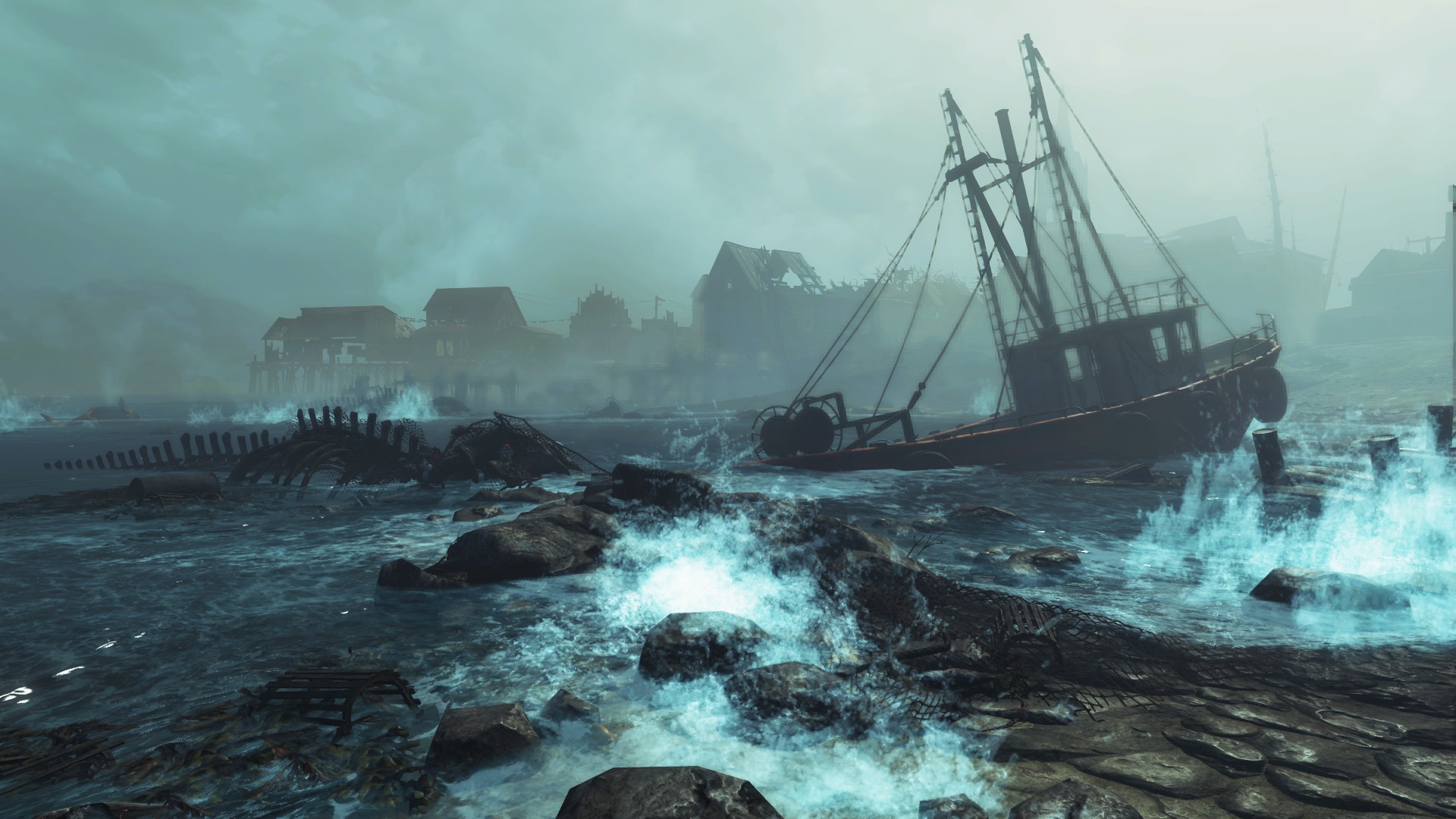 Fallout 4 s Far Harbor Map Compared With Commonwealth Area