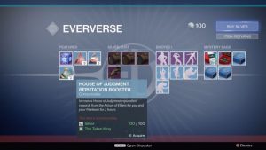 Destiny Rise of Iron Will Charge for Reputation Boosters, New Emotes Revealed
