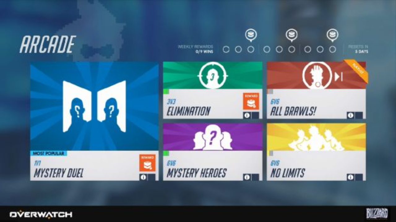 Overwatch Arcade Mode Heading to Custom Games