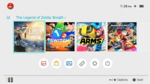 Nintendo Switch’s Snazzy Minimalistic UI Revealed