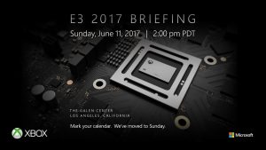 Microsoft E3 2017 Briefing Scheduled for June 11th