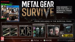 Metal Gear Survive Releasing on February 20th, Pre-Order Bonuses Detailed