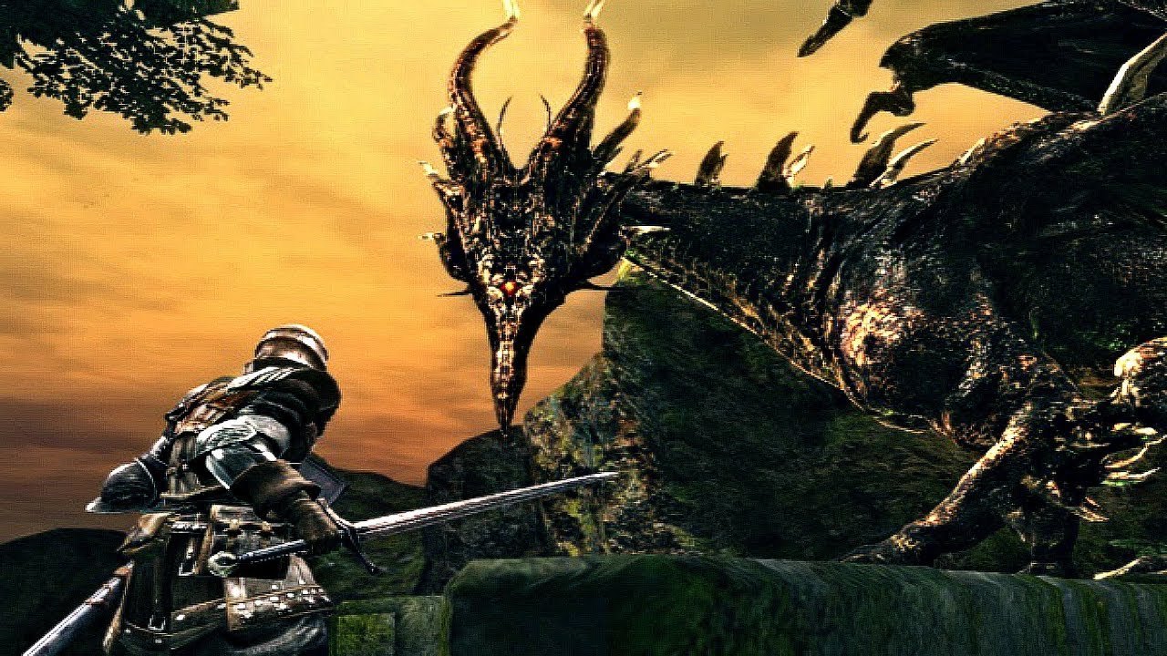 The hardest Ps5 Game  hardest game Demon's Souls Dodging Dragons