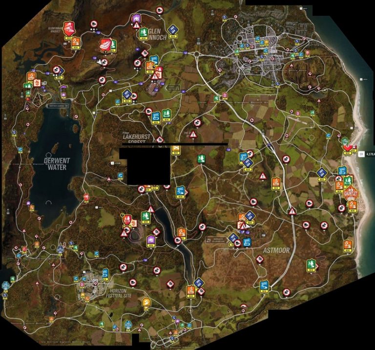 Forza Horizon 4’s World Map Stitched Together By Fans