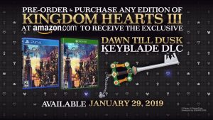 Kingdom Hearts 3 Dawn Till Dusk Keyblade Revealed, Exclusive to Amazon Customers