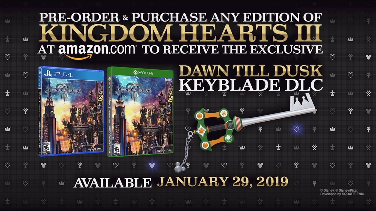 Kingdom Hearts 3 - Dusk Till Dawn Keyblade