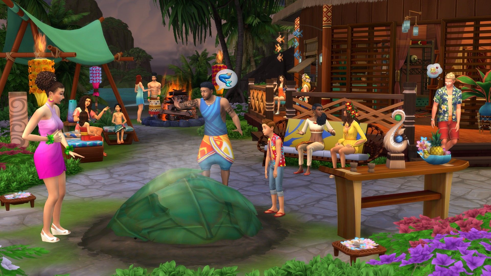 the sims 4 island living free download mac