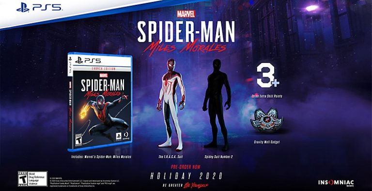 pre order bonus spider man miles morales