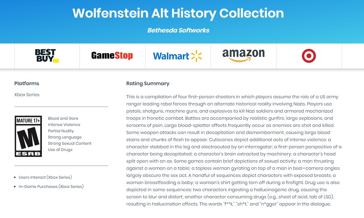 Desvelados los requisitos de sistema para Wolfenstein: The New Order