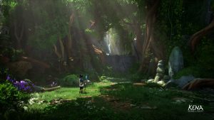 Kena: Bridge of Spirits Gameplay Showcases Exploration and Vibrant Environments