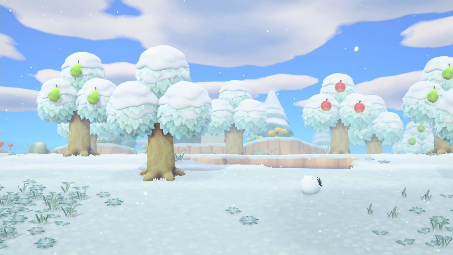 Animal Crossing New Horizons December Update Brings Snow, Toy Day, and