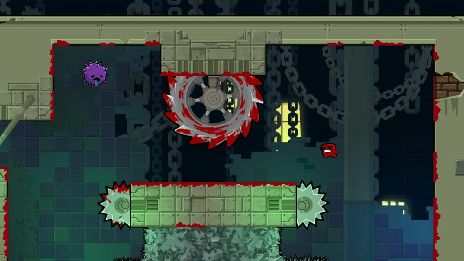 super meat boy forever story