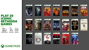 Xbox Game Pass Receives 20 Bethesda Titles Today