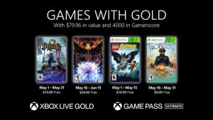 May 2021’s Xbox Live Games With Gold Revealed